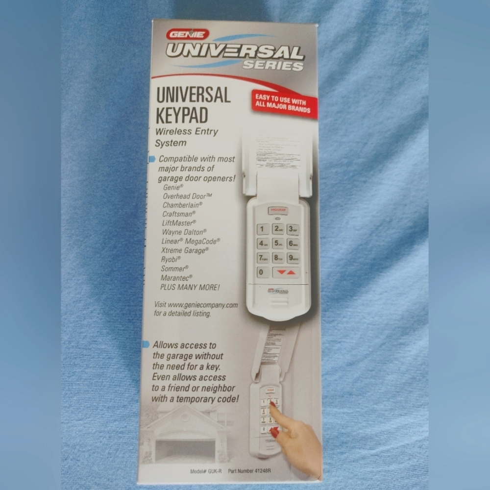 Universal keypad garage door opener